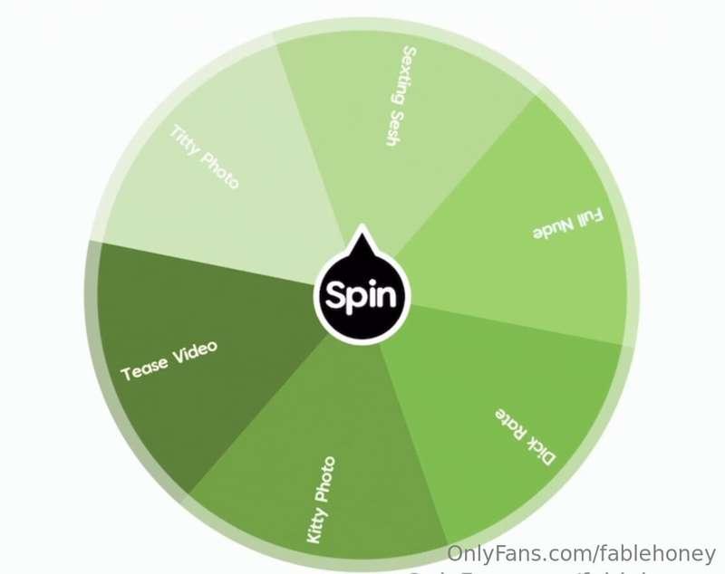 Super spin the wheel this weekend?