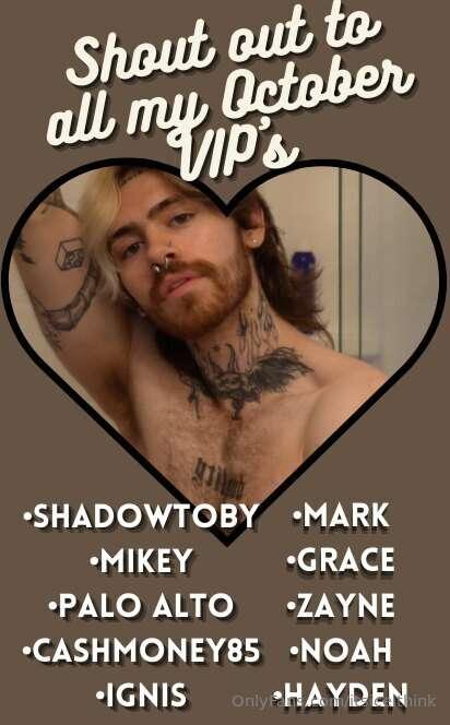 Thank you to all my October VIP members :D You guys Rule ;3