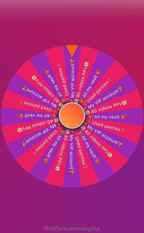 🥵 🔥COME SPIN THE WHEEL🔥🥵

This game is a $25 tip only!
You'l..