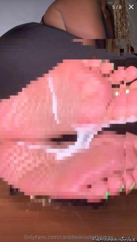 Flip flops off. Feet waiting…. Just waiting for what I know ..