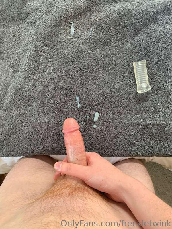 The tightest and smallest toy I have ever fucked 🥵. Who want..