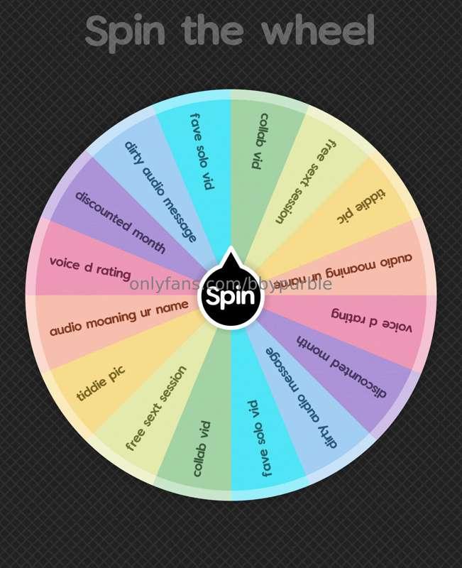 want to play a game? 
15 for each spin :)
