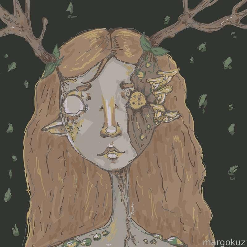 my recent mystical forest creature drawing

#fyp #art #artist #drawing