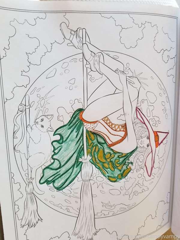 Coloring is a major hobbie of mine