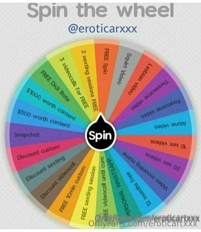 ely spin tiene recompensa 🎁

🎫1 𝙎𝙋𝙄𝙉 $ 15
🎫2 𝙎𝙋𝙄𝙉 $ 20
🎫3 𝙎𝙋..