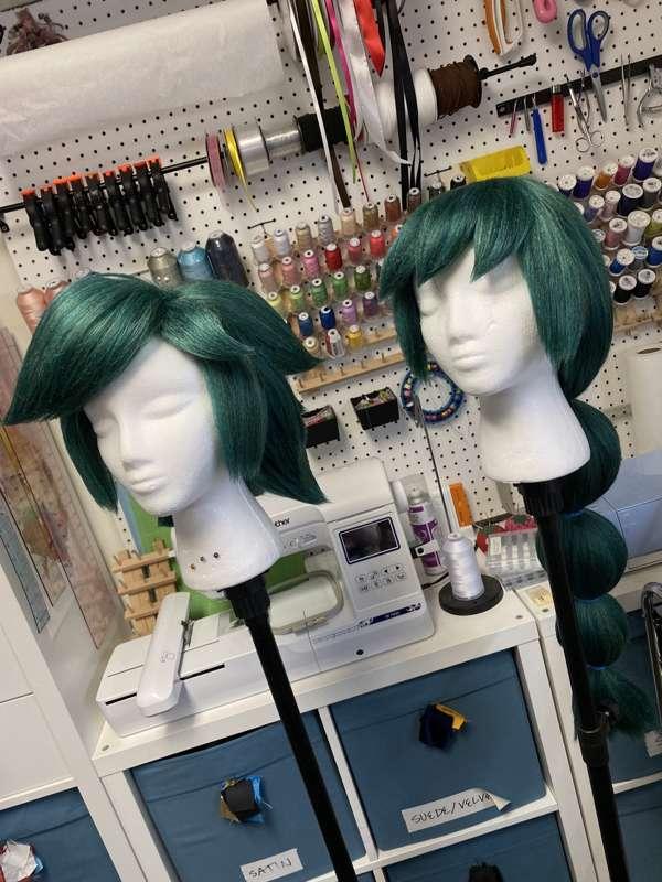 Magical gay twin wigs!! 💫💚✨