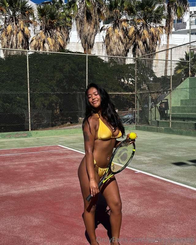 playing hard to get... or just playing hard? come find out 🎾