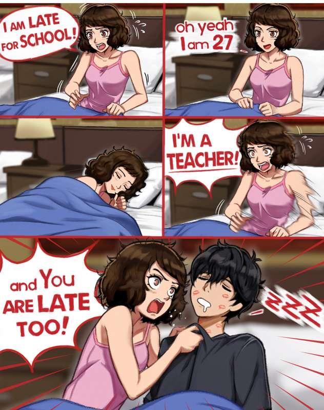 They are late...