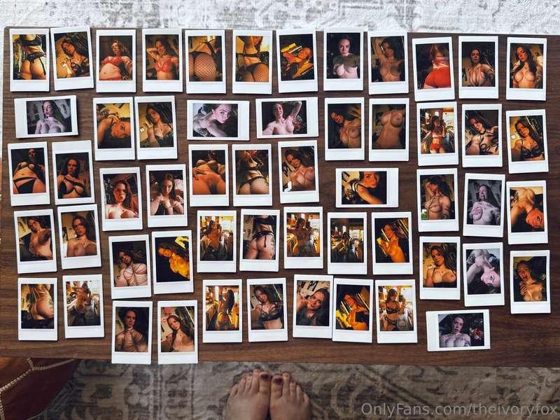 AHHHH the polaroid stream was so fun last night ❤️ thank you..