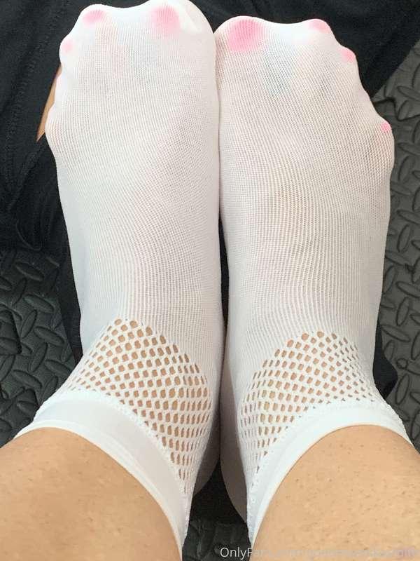 Cute socks. Wanna buy them. Join my paid only fans and get a..