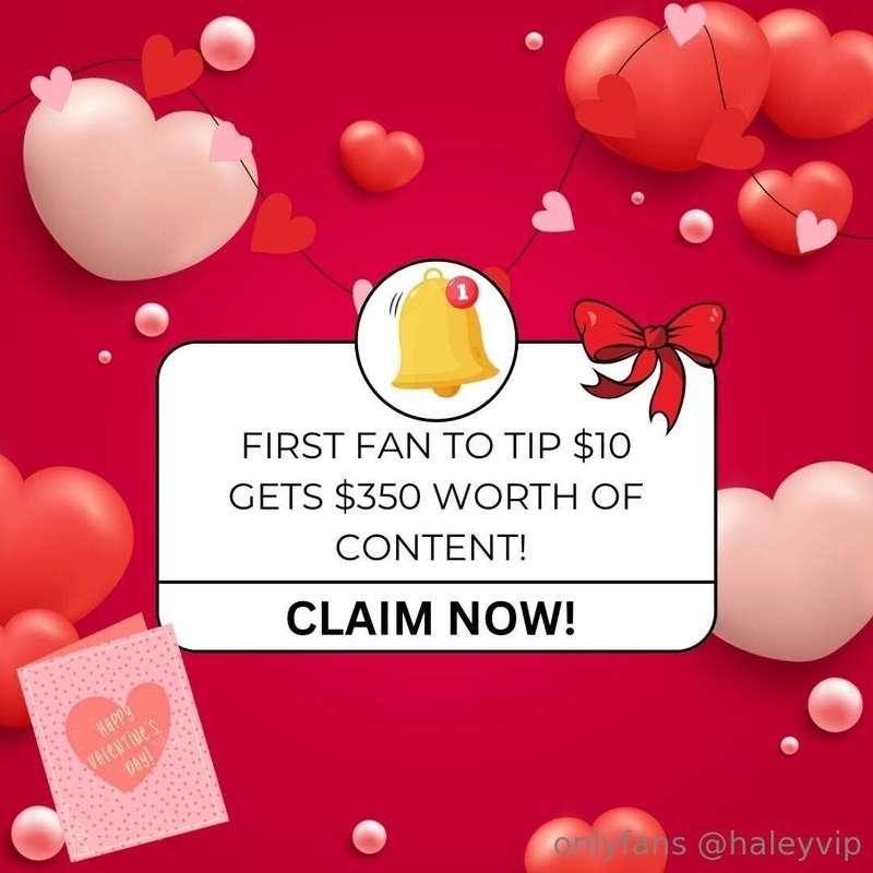 𝐕𝐀𝐋𝐄𝐍𝐓𝐈𝐍𝐄'𝐒 𝐃𝐀𝐘 𝐌𝐄𝐆𝐀 𝐎𝐅𝐅𝐄𝐑 🎀💘fastest fan wins and gets to be..