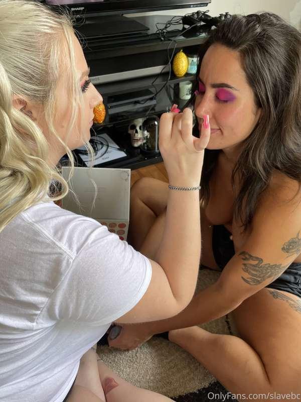 BTS photos from our Rainbow Sluts video! @missdemeanor19