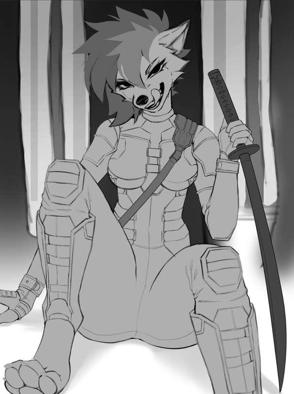 Pin-up (will be ns/fw) DEADPOOL <3