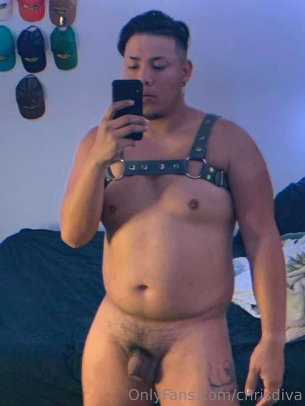 Can I wear just my harness for you 😍