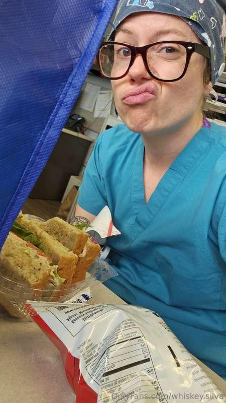 Not that excited for the day, but hey, at least it's lunch t..