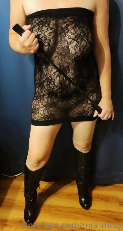 Gestern Abend hatte ich wieder Lust auf ein bisschen Domina ..