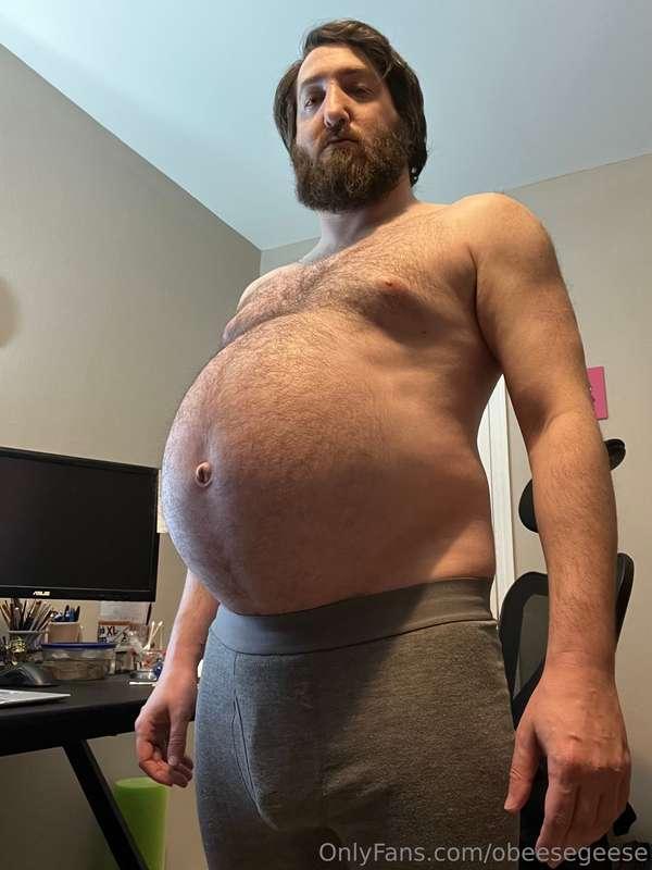 Painfully stuffed and bloated