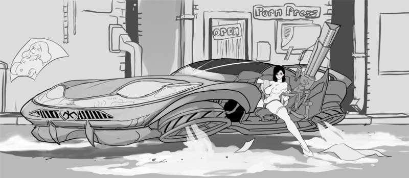 another car sketch!?