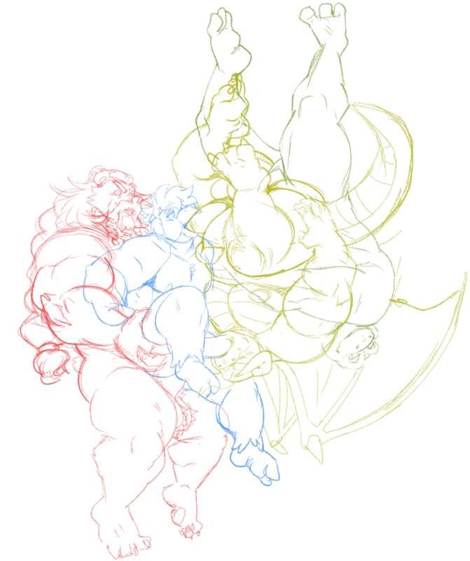 Furaffinity ych Wip 1