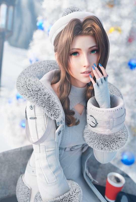 Christmas Aerith - 4K