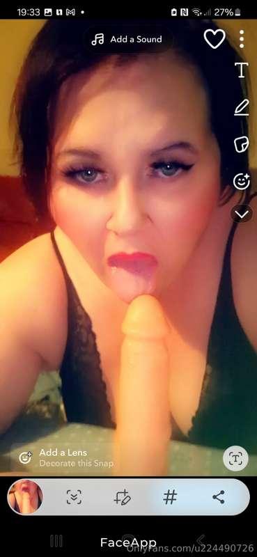 Oh baby do you want to see me suck my cumming dildo till it ..