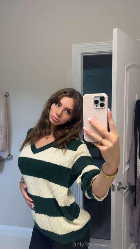 ended up changing but love this sweater so muchhh 
