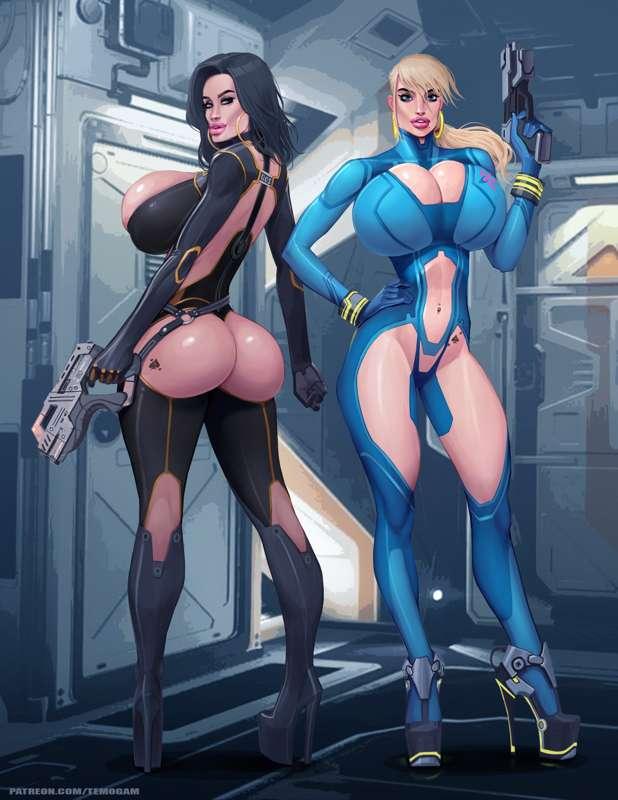 Miranda Lawson & Samus Aran