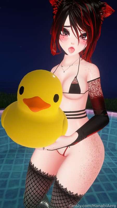 Meet my rubber ducky jeff, he might see some naughty things tonight~!

🔴Live Now🔴 https://fansly.com/live/HanabiAero

| #fyp #vr #anime #hentai #lewdtuber #vtuber #hanabi #futa #live |