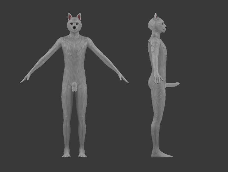 WIP - Werewolves in the wild Body Mod