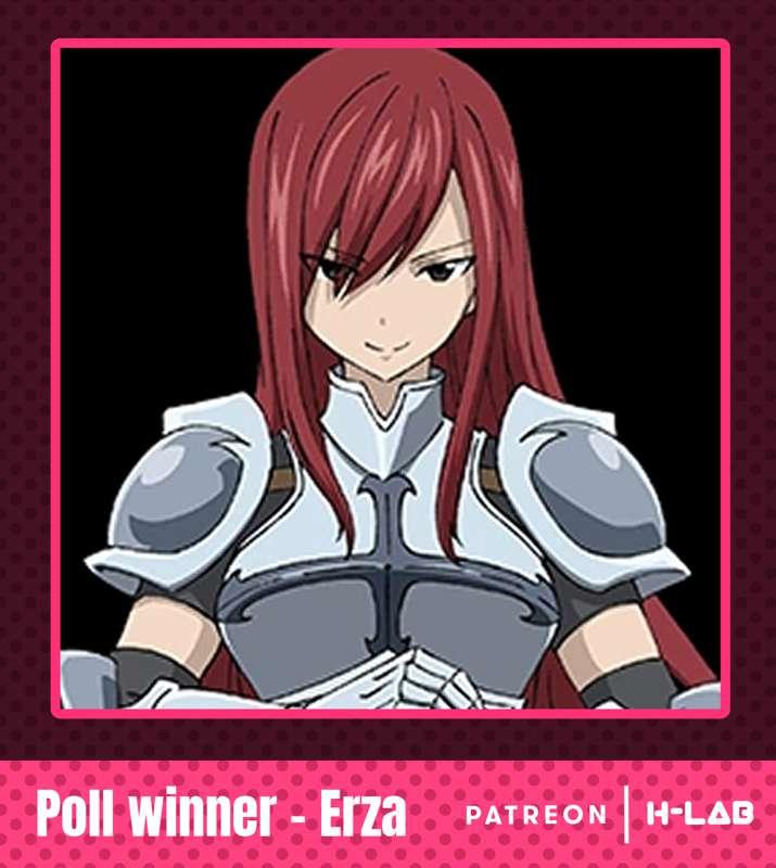 Poll winner  Erza!