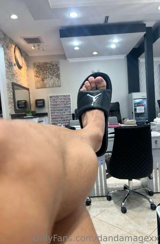 Pedicure paid for by a fan 🥰🥰