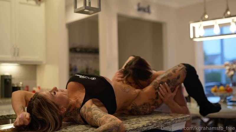 Watch me eat @toribrooksxx pussy right on the kitchen island..