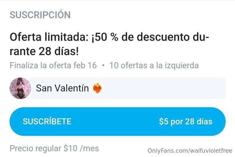 ⚠️ Nueva promo por San Valentín ❤️‍🔥🌹Durante dos semanas mi ..