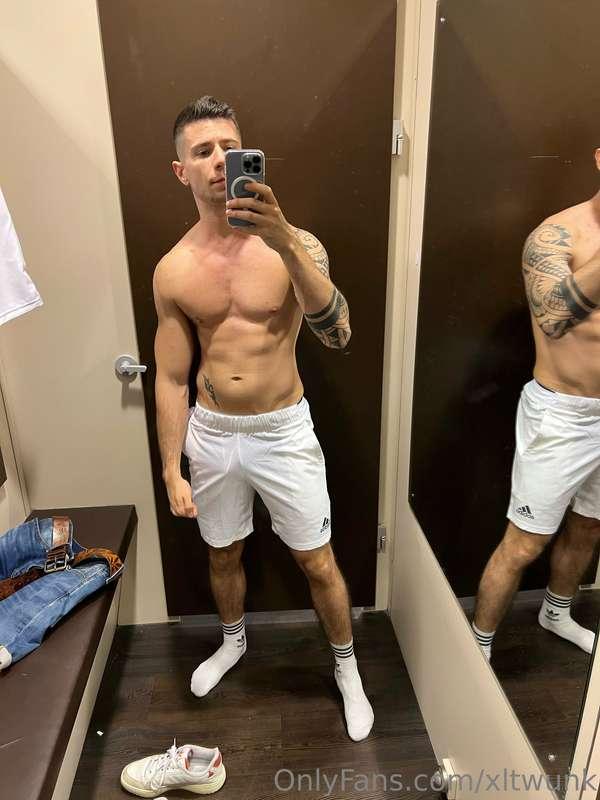 Half dressed this time 🤭 Will produce some very hot content ..
