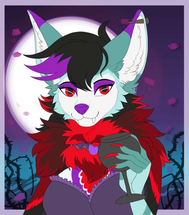 Gothic portrait for Yuki - w.i.p.
