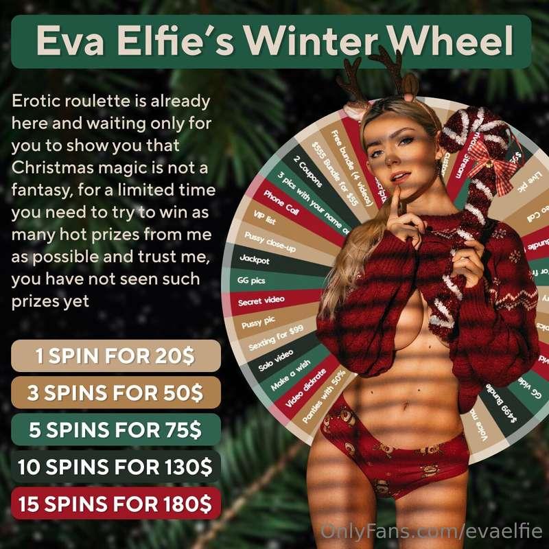 Want to warm up your winter? Spin my wheel and grab a top pr..