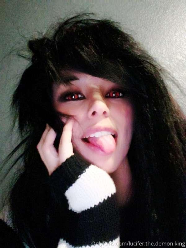 ;P