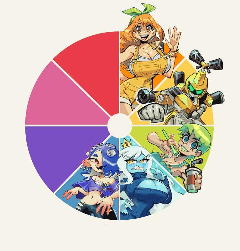 Color Wheel Blue Shiver Hohojiro