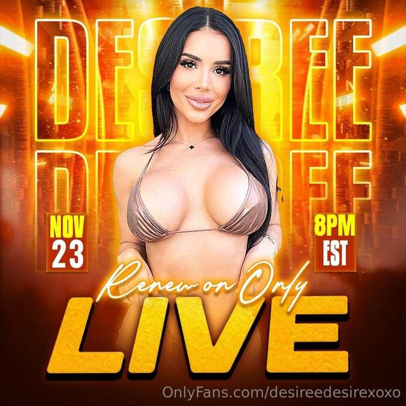 💜💄 𝗟𝗜𝗩𝗘❗𝗟𝗜𝗩𝗘❗𝗟𝗜𝗩𝗘❗ 💄🔴 𝗧𝗢𝗡𝗜𝗚𝗛𝗧 𝗔𝗧 𝟴:𝟬𝟬 𝗣𝗠 𝗘𝗦𝗧 🔴💜 𝗥𝗘𝗡𝗘𝗪 𝗢𝗡 𝗢𝗡𝗟..