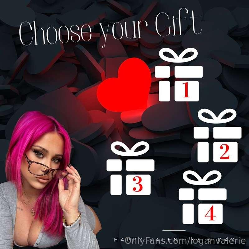 💖 𝓘𝓽'𝓼 𝓥𝓪𝓵𝓮𝓷𝓽𝓲𝓷𝓮'𝓼 𝓓𝓪𝔂 💖
‎ 
Choose which gift you want to op..