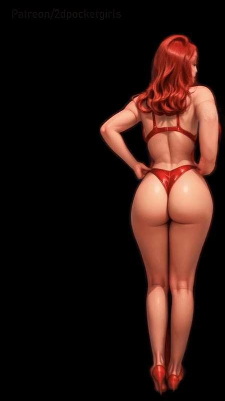 Jessica Rabbit back view