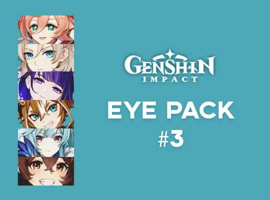 Genshin Impact Eye Pack #3