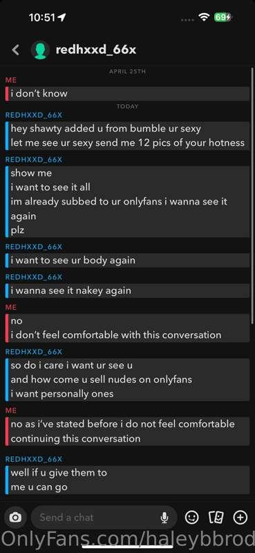 i shouldn’t have to say this but do not come and talk to me ..