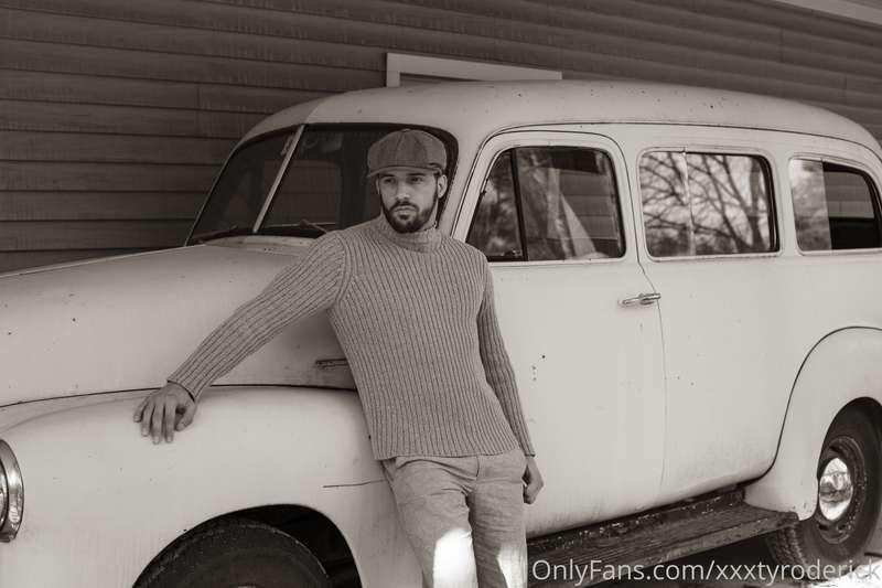 Retro shoot In sepia and black and white