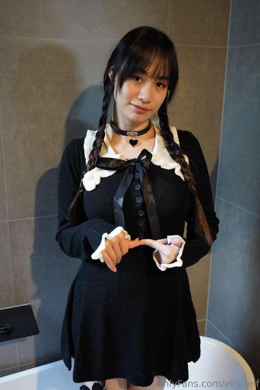Wednesday Addams x Asian version 😛 