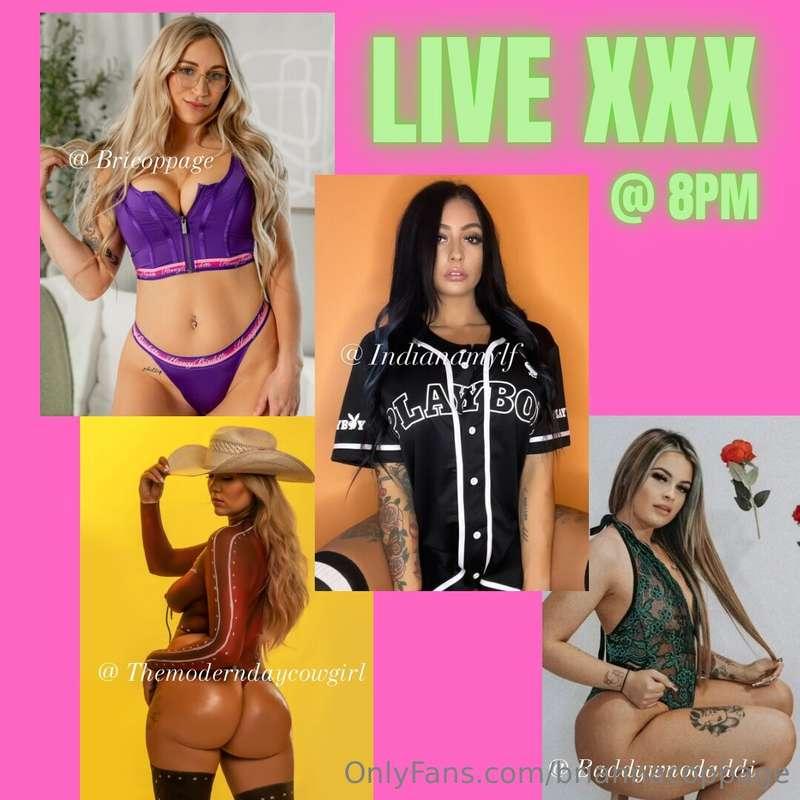 4 GIRL LIVE SHOW Friday, 3/29 @ 8pm CST! 

@obedientslvt @th..