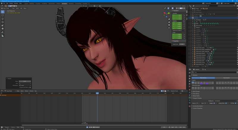 [WIP] Making expressions with bones is hell.
