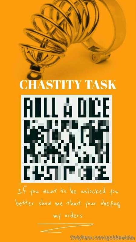 CHASTITY TASK unlock now! Trust me you will be glad you did ..
