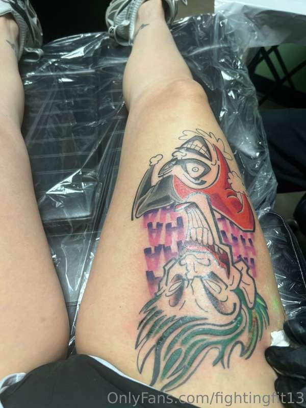 Joke’s on you! 💦TATTOO COMPLETE🥵