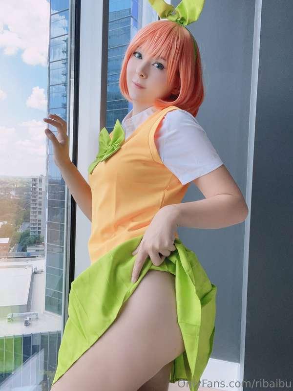 What color do you think my panties are underneath? Or am I e..